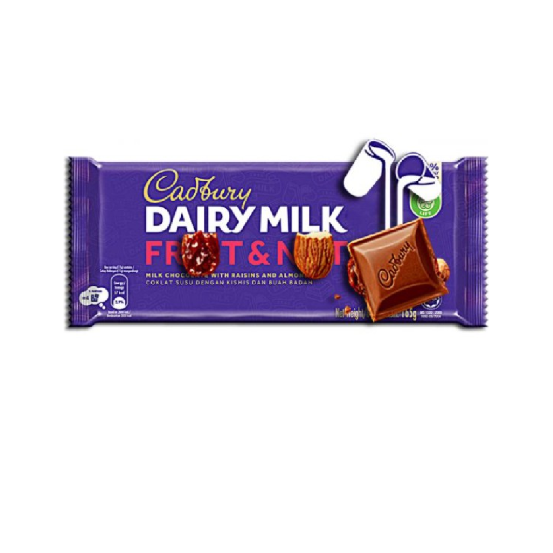 CADBURY DAIRY MILK FRUIT & NUT 130G